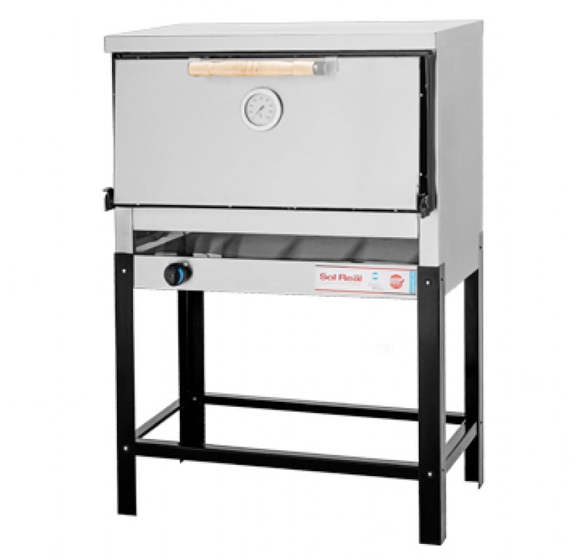 Horno Pizzero Sol Real 6 Moldes Gas Envasado