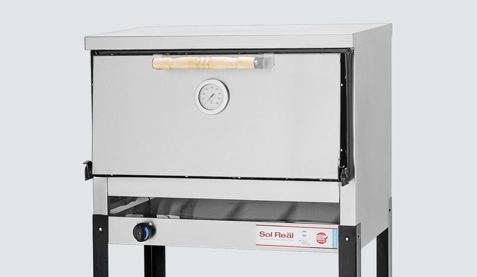 Horno Pizzero Sol Real 6 Moldes Gas Envasado - Imagen 2