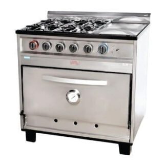 Cocina SKC 4 Hornallas y Plancha Gas Envasado