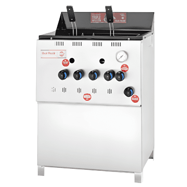 Freidora Sol Real 045 33 Litros Triple Inyeccion Gas Envasado
