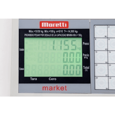 Balanza Electrica Moretti Market 30 Kg - Imagen 4