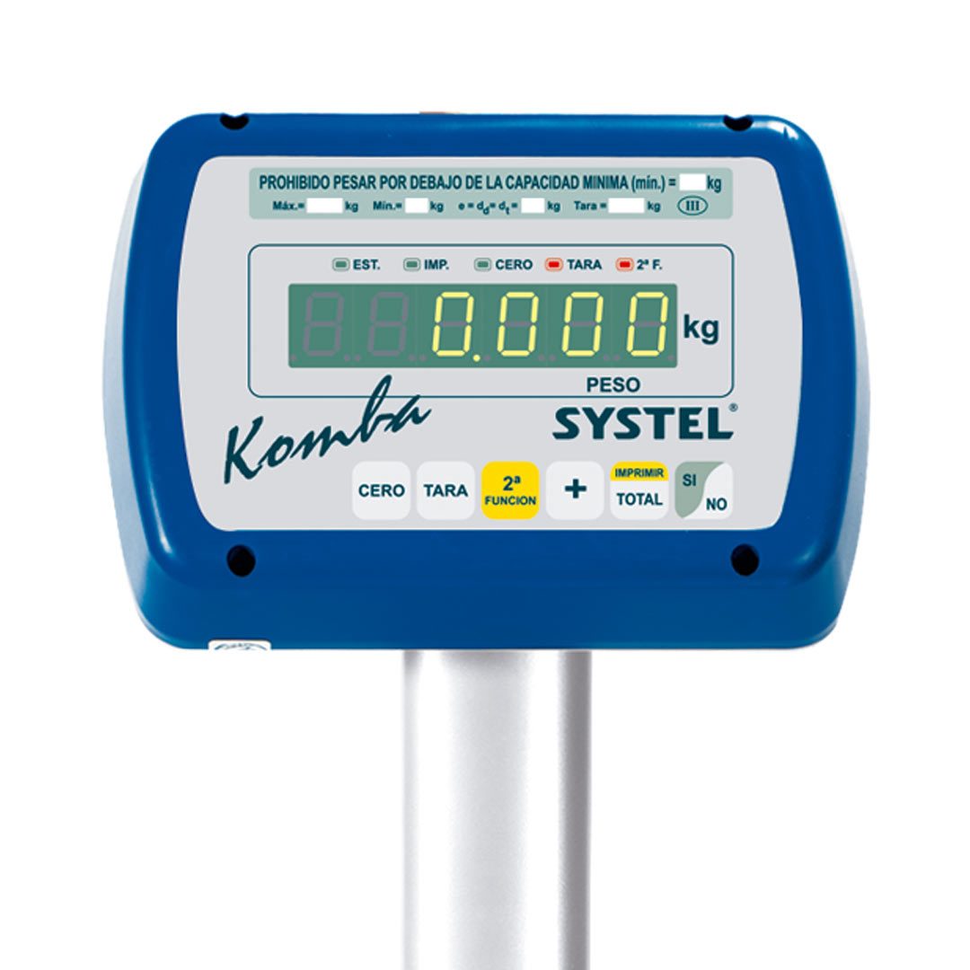 Bascula Comercial Systel Komba 300 Kg - Imagen 3