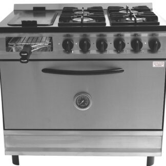Cocina Depaolo 4 Hornallas con Plancha y Tostadora Gas Envasado