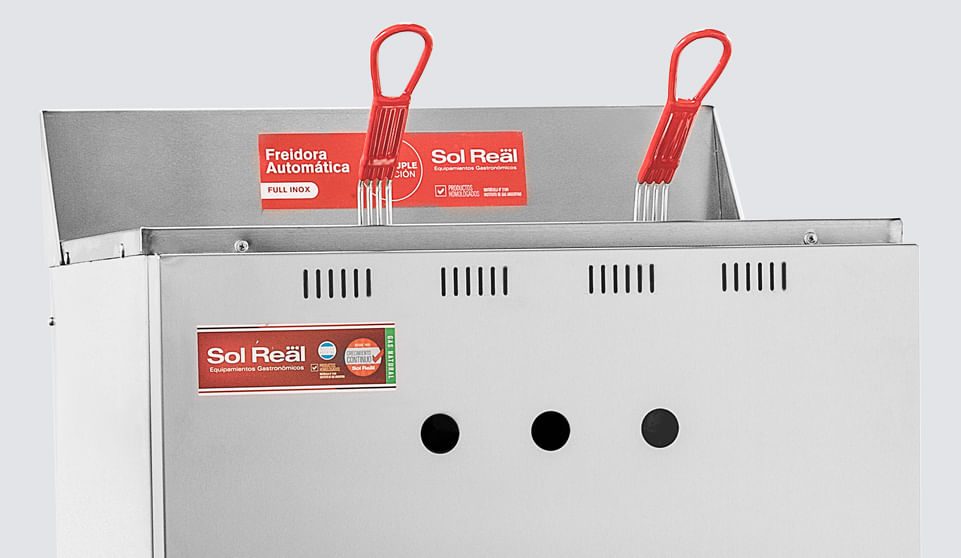 Freidora Sol Real 245 33 Litros Automatica Cuadruple Inyeccion Gas Natural - Imagen 2