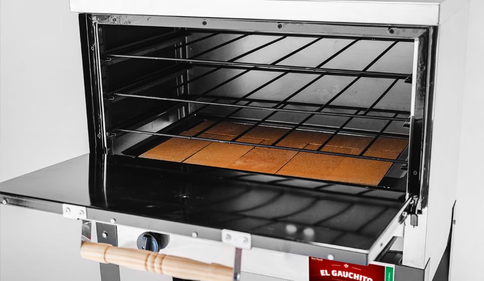 Horno Pizzero Sol Real Gauchito 608i 12 Moldes Gas Natural - Imagen 3